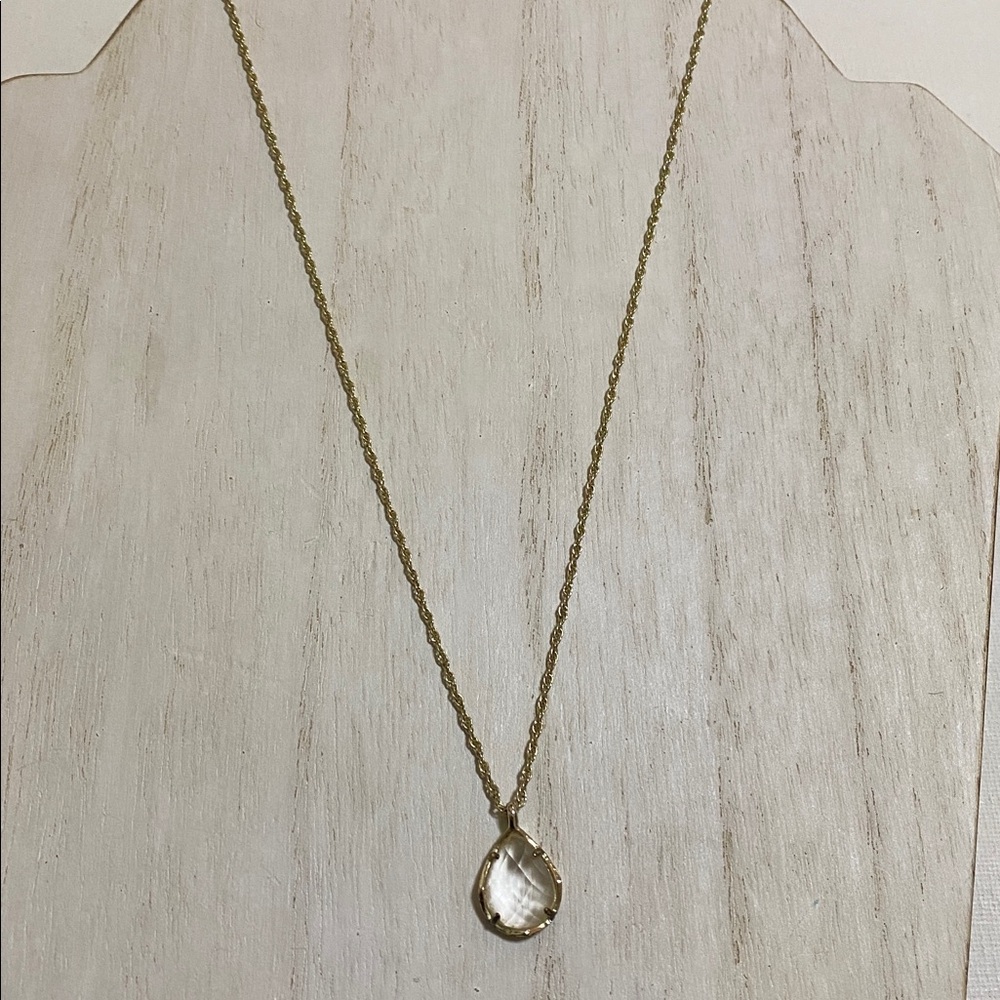 Kendra Scott Kiri necklace gold tone